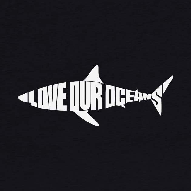 Love Our Oceans Shark by BANWA